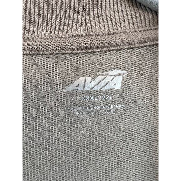 Avia Brown Work Out Long Sleeve Top Size XXXL - Picture 2 of 4